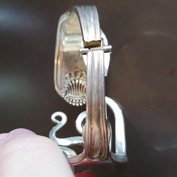 Bracelet - HANDCRAFTED, Metal " fork". ESTATE PIECE - VINTAGE FINAL PRICE - Picture 8 of 12